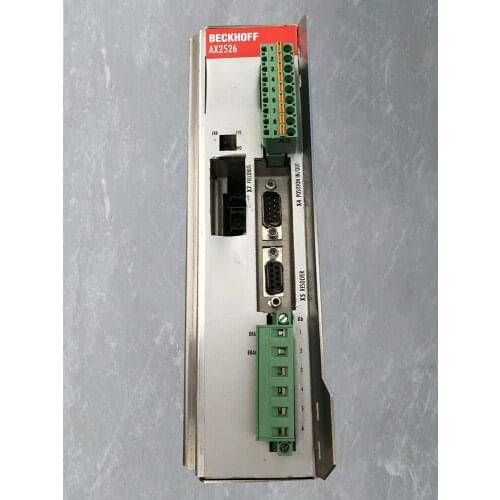 BECKHOFF SERVO DRIVER AX2526-B200 SPOT STOCK S406A-LB-520 USED GOOD IN CONDITION