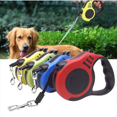 Retractable 3M/5M Dog Leash Automatic Flexible Dog Puppy Cat Traction Rope Belt Dog Leash for Small Medium Dogs Pet Products
