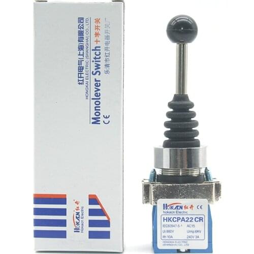 High quality 22mm Cross rocker switch master switch Two-way self-locking / self-resetting four-way self-locking / self-resetting