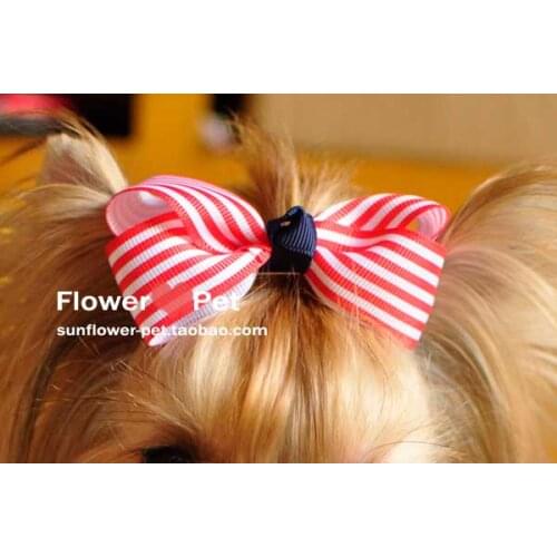 Pet teddy yorkshire delicate navy pet hair accessory hairpin 10PCS/lot