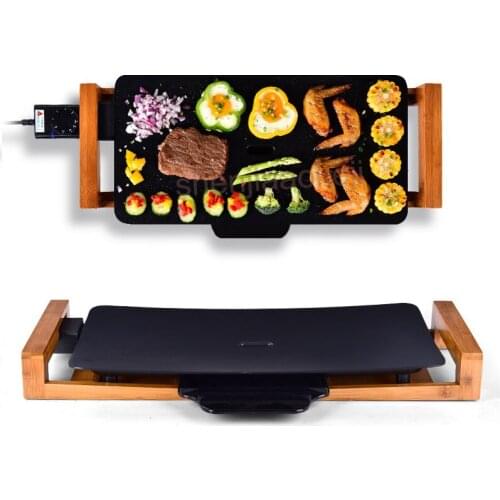 Multifunctional Teppanyaki barbecue machine electric barbecue Grill non-smoking electric baking pan ceramic indoor non-stick 1pc