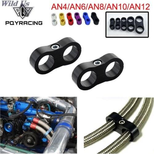 1Pcs Universal AN4 AN6 AN8 AN10 AN12 Billet Oil Fuel Water Hose Tube Seprator