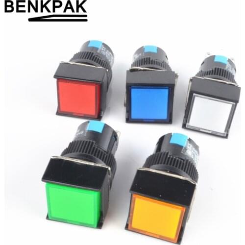 16mm self-locked Push Button Switch Momentary push button auto reset 3pin