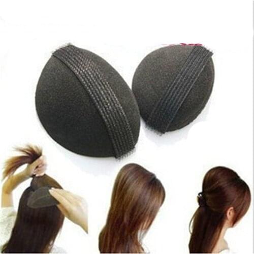 2pcs Sponge Hair Maker Styling Twist Magic Bun Hair Base Bump Styling Insert Tool Volume Headwear