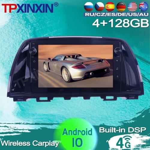 4+128G For Mazda Atenza 2015 Android 10 Car Stereo Radio Tape Recorder video Multimedia player GPS Navigation AI Vioce Control