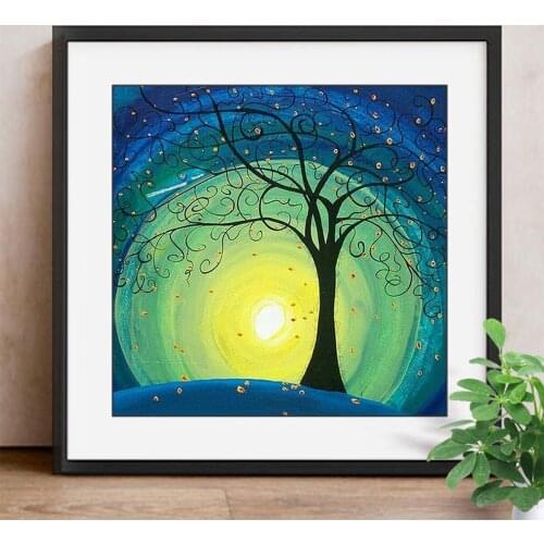 Mosaic Tree 5D DIY Diamond Painting Cross Stitch Cartoon Full Square/Round Drill Diamond Embroidery Decoration Home