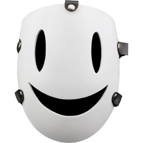 Anime Tenkuu Shinpan High-Rise Invasion Cosplay Mask Resin White Mask Japanese Samurai Costume Props