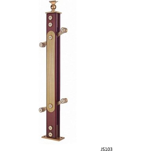 Freeshipping 950mm JS103 Column Customade Floor Mount Newel Handrail Armrest Post Pillar Pole for Staircase