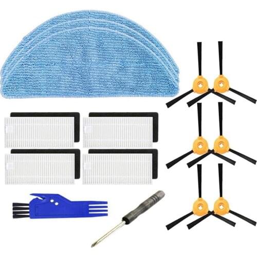 Side Brush Hepa Filter Mop Cloth for ECOVACS DEEBOT 661 Robotic Vacuum Cleaner Replacement Parts