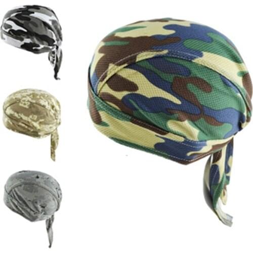 Breathable Multi Function Camouflage Headband Cycling Bandana Pirate Head Scarf Sport Bandanas Cycling Head Scarf Hiking Hat