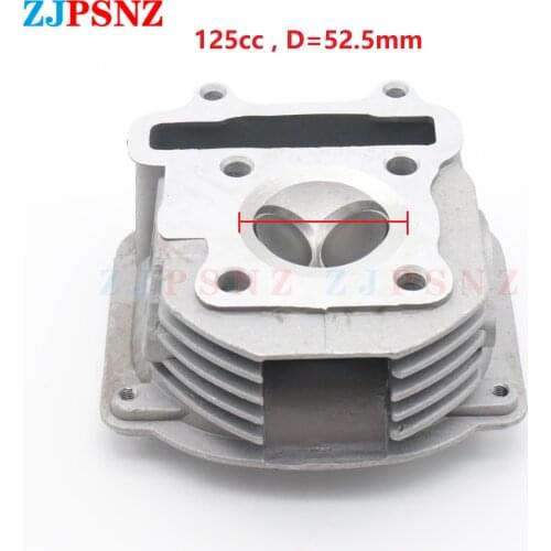 Cylinder Block Kit Motorcycle Engine Parts Cylinder Head With Valve for GY6 125cc Motorcycle Engine