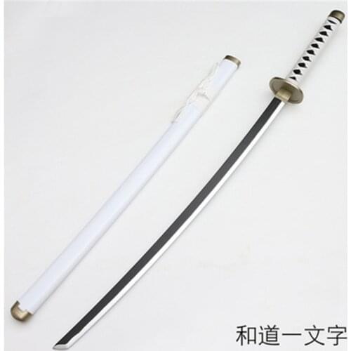 Cosplay One Piece Roronoa Zoro Three-knife Ghost Cut Ver Halloween Superb Katana Role Play Sauron Weapon Sword 100cm Wood Prop