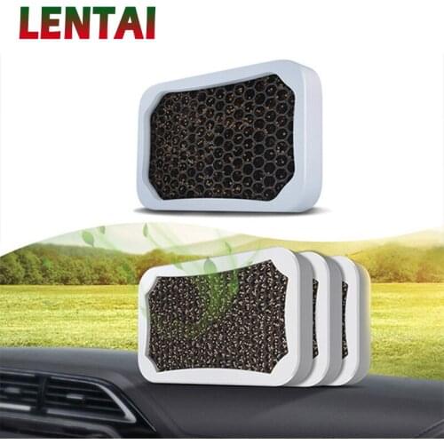 LENTAI For Toyota corolla 2008 Honda civic 2006-2011 2017 Mini cooper 1PC Car Activated Carbon Freshener Bamboo Charcoal Box