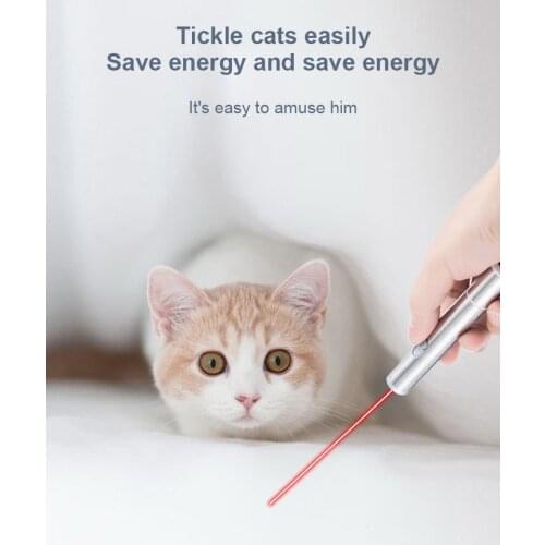 3 In 1 USB Direct-charge Multi-functional Infrared Mini Flashlight Teasing Cat Stick Teasing Cat Light Dropshipping