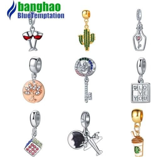 Wholesale Fashion Charms for making jewelry supplies diy bijoux pendants alloy bracelet accessories european charm beads C42-1