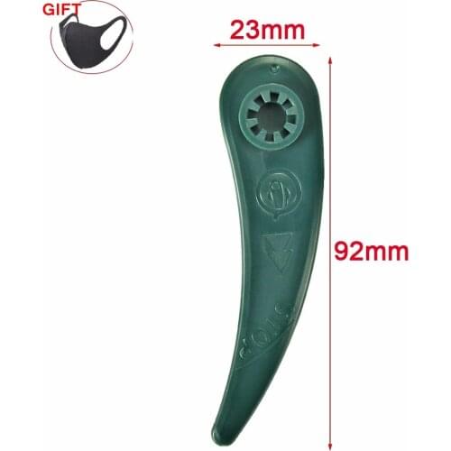 Plastic Blade Trimmer 25 Pieces Replacement Grass Trimmer Blades Dura Lawn Mower Blades for BOSCH ART 23-18 LI Grass Blades