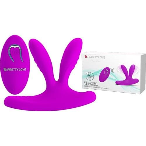 Pretty Love USB Rechargeable 12 Mode Strap on Vibrator Sex Products Sex Toys for Woman Remote Control G-spot Vibrator