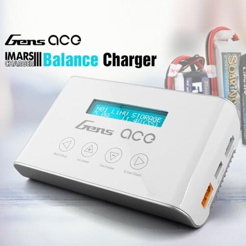 GENS ACE IMARS III Balance Charger For Nimh, Nicd, Lipo, Life, And Pb Batteries 2--6s 100-240v Smart Charger
