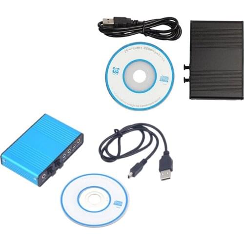 USB External Optical Fiber Sound Card Supports 5.1-Channel 7.1-Channel Sound Card, Suitable for Window/MAC OS