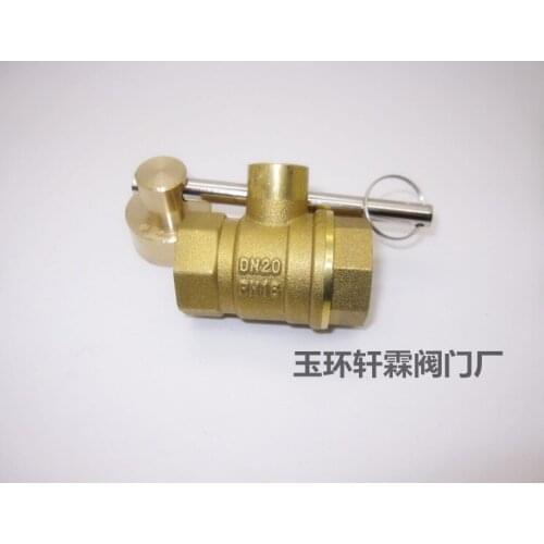 Yuhuan Xuanlin valve factory supply heating valve heating within the word lock valve copper valve 4 points -2 inches