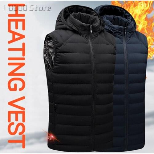 9 Heated Heated Vest Washable Usb Charging Electric Heating Warm Jacket Control Temperature Outdoor Camping Hiking Warm Hunting