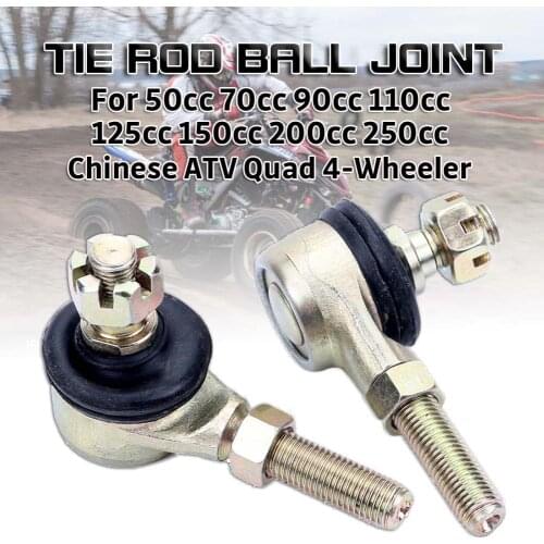 1 Pair Tie Rod Ball Joint for 50cc 70cc 90cc 110cc 125cc 150cc 200cc and 250cc Chinese ATV Quad 4-Wheeler for Taotao