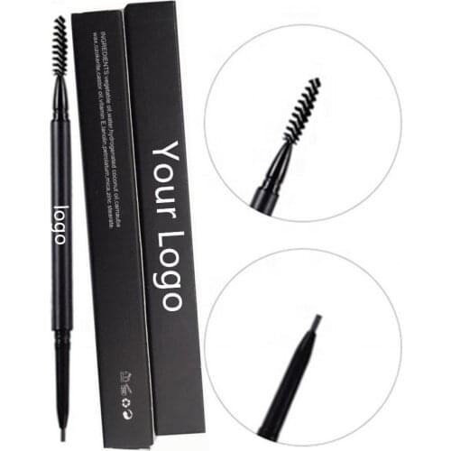 900pcs Private Label Eyebrow Tint Cosmetic Natural Long Lasting Custom Logo Eyebrow Waterproof Black Brown Eyebrow Pencil Makeup