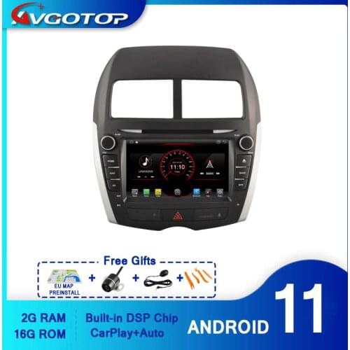 AVGOTOP Android 10 Car Radio GPS Player For MITSUBISHI ASX 2G 16G Vehicle Multimedia