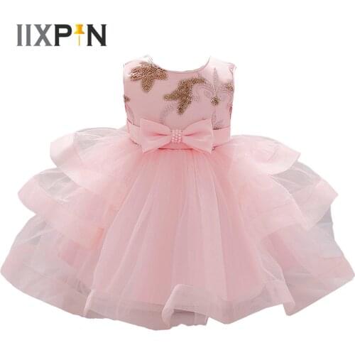 Baby Girl Dress Baby Dresses Birthday Party Costumes Christening Gown Infant Clothing Toddlers Vestidos Flower Girls Clothes