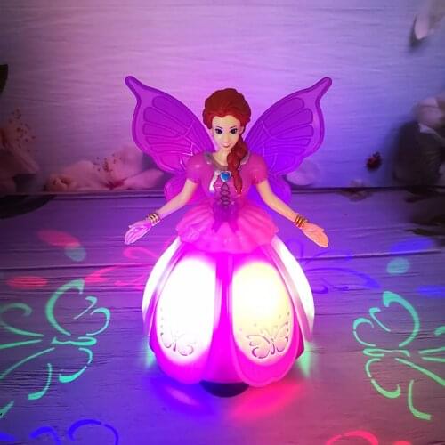 Electric Flashing Sounding Princess Danceing Girls Toy Funny Beautiful Pretend Play Kids Toy Educational Toys For Children