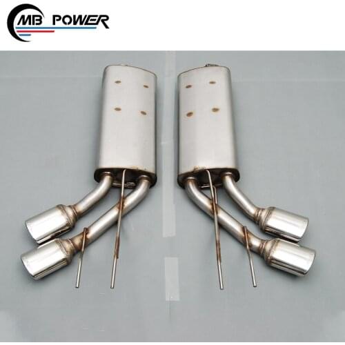 G63 exhuast system w463 mufflers for g500 g55 g65 exhuast system with AM logo on it Exhaust sound loudly 2017 new stley