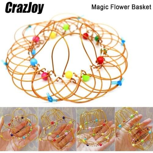 Mandala Antistress Toy Variety Flower Basket Fidget Mild Steel Shape Hoop Childrens Puzzle Decompression Toy for children