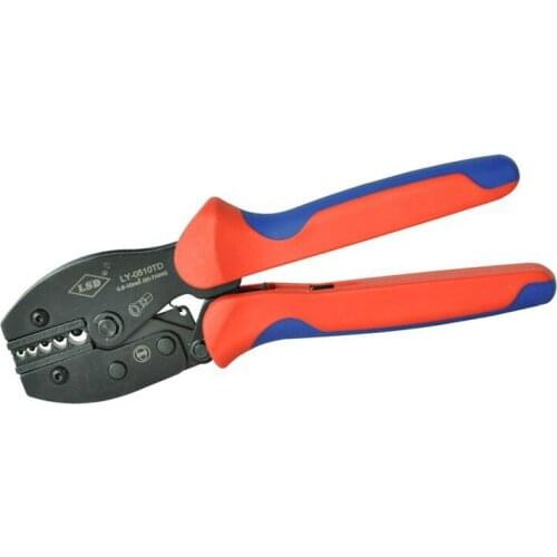 LY-0510TD High Quality Hand Crimping Tools for crimping non-insulated cable links 22-8AWG Professional Ratchet Pliers crimper