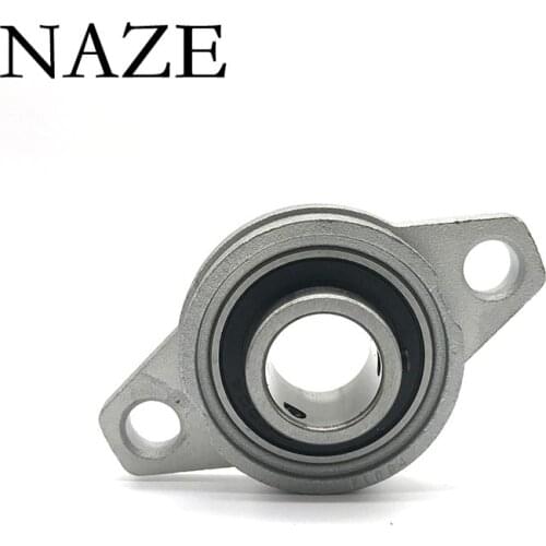 NAZE 2pcs KFL08 8mm Miniature Zinc Alloy Insert Linear Bearing Shaft Support CNC Part Mechanical Shaft Diamond Seat