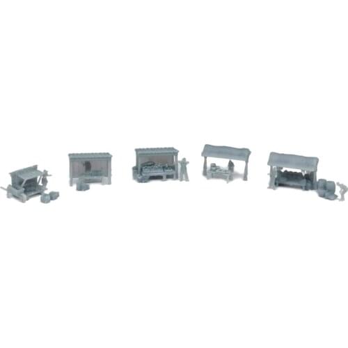 Outland Models Railway Layout Fresh Food and Spicies Market Set 1:220 Z Scale