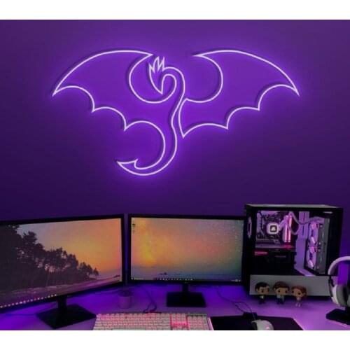 Custom Dragon Neon Sign Light LED Wall Hanging Decoration Indoor for Home Gift Party wedding Office Living Room Decoration