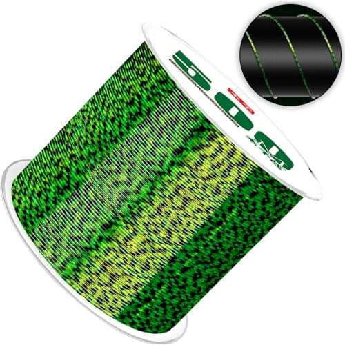 KoKossi 500M Nylon Fishing Line Speckle Thread Line 3D Invisible Spoted Line Super Strong Monofilament Fishing Line With Box