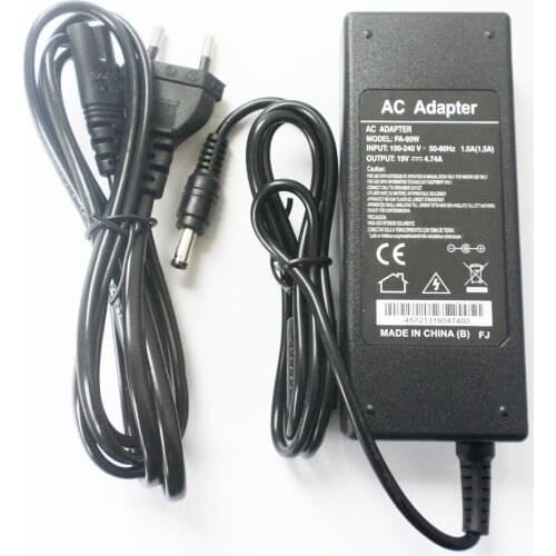 New 19V 90W AC Adapter Battery Charger Power Supply Cord For Asus A8 Series Notebook PC A8F A8J A8Jc A8Jp A8Jr A8Js A8M A8S A8Sc