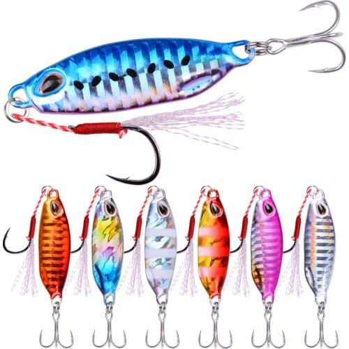 1pcs Fishing Jig Lure Weights 10g 15g 20g 30g 40g Fishing Jigs Saltwater Lures Casting Metal Bass Isca Artificial Fish Pesca