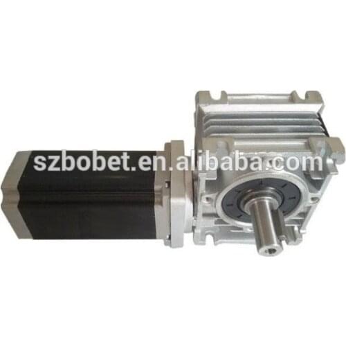 Reducer stepping engine 4Nm nema 23 NMRV metal worm geared stepper motor