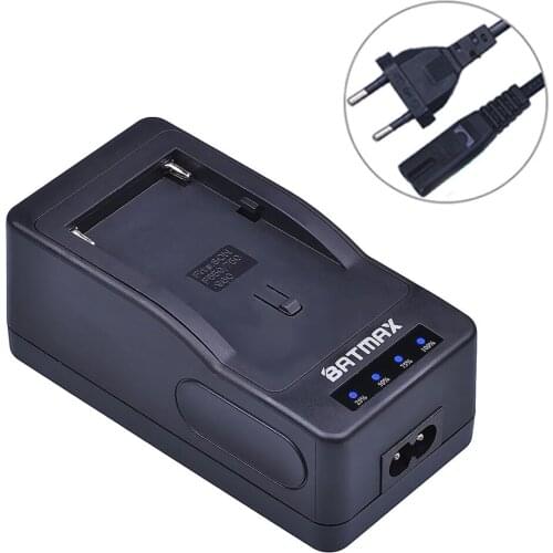 Batmax LED Ultra Rapid Charger For Sony NP F970 F960 F570 NP-F550 NP-FM50 NP-FM500H NP F770 F750 F530 F930 NP-QM71D