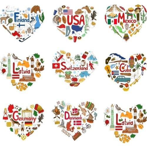 Iron on Transfer for Clothing Thermo-stickers for Children Letter Patches Diy Pvc Patch Fusible Stripes Appliques for Clothes C