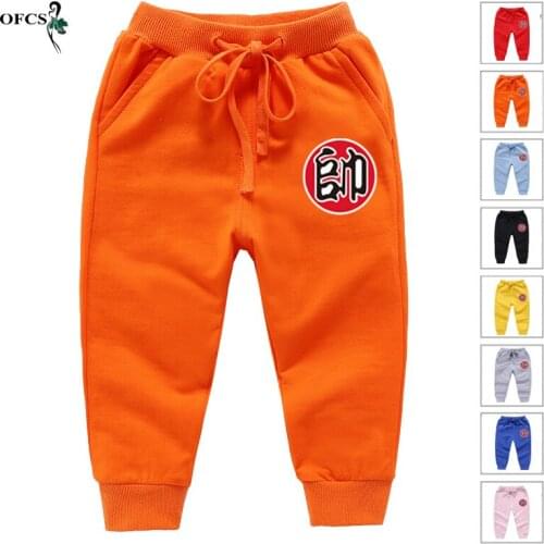 Goods Boys Sport Pants Teenage School Loose Casual Trousers 2-12Years Kids Autumn Sweatpants Cotton Long Pant Childrens Clothes