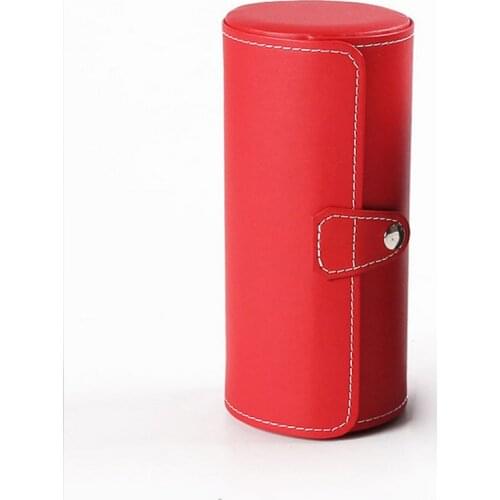 High Quality Luxury 3 Slot Watch Bracelet Display Gift Box Case Roll Wristwatch Necklace Bracelet Gift Box Case Storage Travel