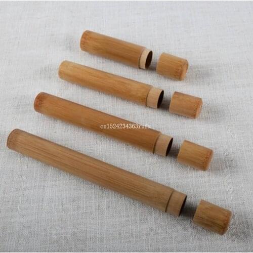 50pcs Sealed Tea Barrel Storage Boxes Container Cylinder Portable Bamboo Tube Tea Caddy Pot