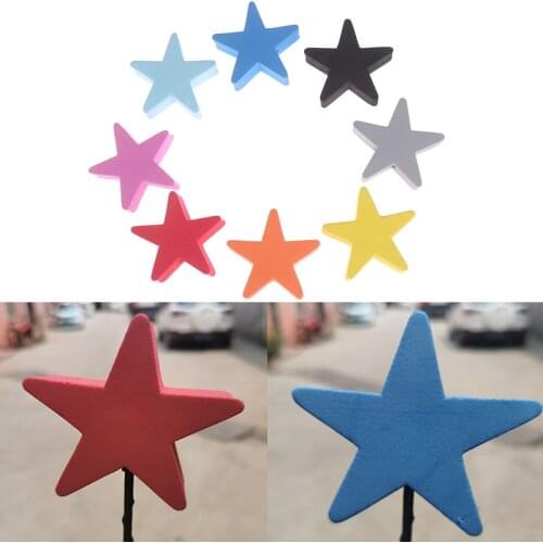 Star Adorable Cute Cartoon Antenna Balls EVA Foam Aerial Toppers Decoration Car Styling Roof Ornament