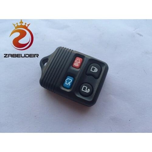 1Pcs Of 4 Button Replacement Remote Keyless Key Fob Case Shell For Ford Explorer Mercury Blank Rubber Pad No Logo Accessories