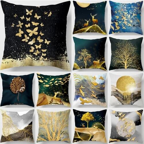 Pink Rose Flower Pattern Decorative Cushions Pillowcase Polyester Cushion Cover Throw Pillow Sofa Decoration Pillowcover 40827