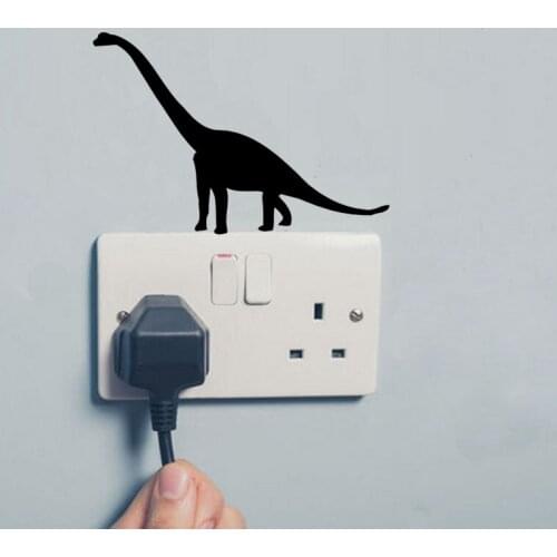 Brontosaurus Dinosaur Decal Swift Vinyl Switch Sticker Decor Wall Decor 3SS0242