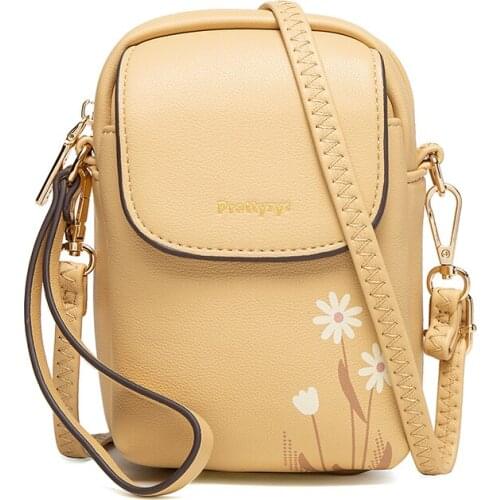 Designer Small Shoulder Bag For Women Wrist band Cell Phone Pocket Female Mini Crossbody Bag Messenger Purse Fashion Handbag